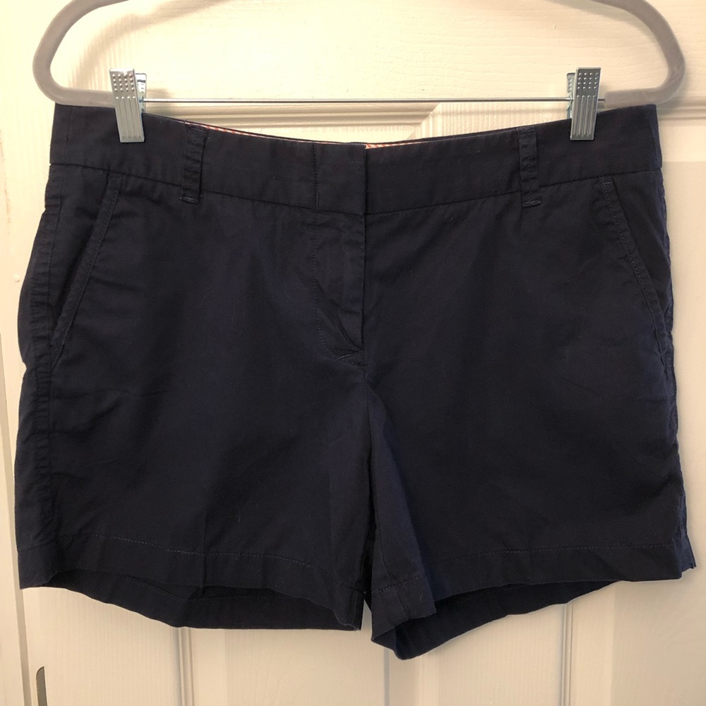 J crew chino navy shorts size 10
